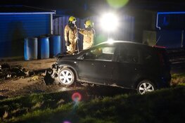 Twee gewonden bij eenzijdig ongeval in Medemblik