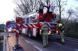 Brand in keuken van woning te Andijk