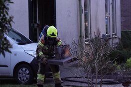 Brand in keuken van woning te Andijk