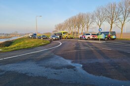 Forse aanrijding op N329 bij Lambertschaag