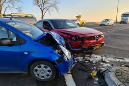Forse aanrijding op N329 bij Lambertschaag