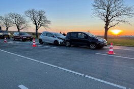 Veel schade bij kleine kettingbotsing bij Enkhuizen