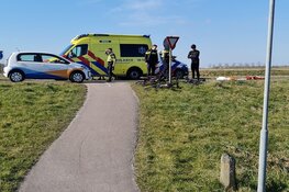 Wielrenner gewond bij ongeval op de N250 bij Medemblik