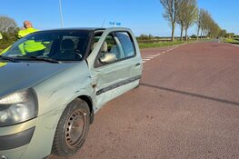 Automobilist gewond bij botsing in Wervershoof