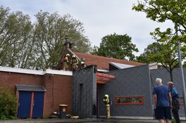 Brand bij pand van Showband Hoorn