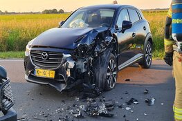 Veel schade bij ongeval in Oostwoud