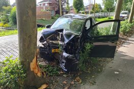 Bestuurder crasht tegen boom in Midwoud