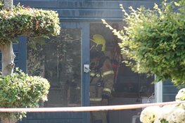 Brand in schuur in Venhuizen