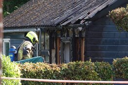 Brand in schuur in Venhuizen