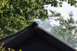 Brand in schuur in Venhuizen
