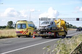 Eenzijdig ongeval op A7 bij Berkhout