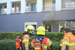 Brand in flat in Hoorn