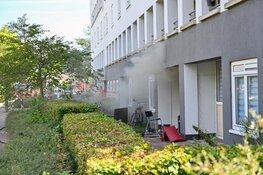 Brand in flat in Hoorn