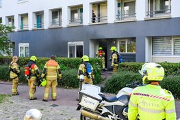 Brand in flat in Hoorn