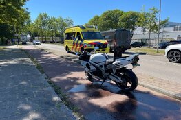 Aanrijding auto en motor in Medemblik