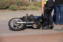 Motorrijder komt ten val in Grootebroek