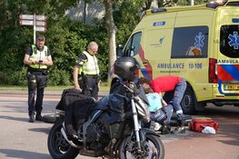 Motorrijder komt ten val in Grootebroek