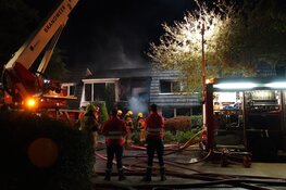 Grote woningbrand in Andijk