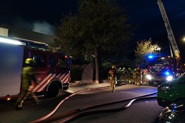Grote woningbrand in Andijk