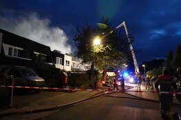 Grote woningbrand in Andijk