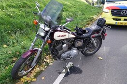 Motorrijder ten val in Enkhuizen