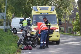 Motorrijder ten val in Enkhuizen