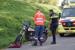 Motorrijder ten val in Enkhuizen
