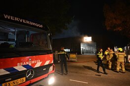 Brand bij timmerfabriek in Zwaagdijk-Oost