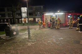 Containerbrand in Enkhuizen snel geblust