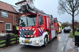 Brand in woning Schellinkhout