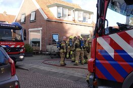 Brand in woning Lutjebroek