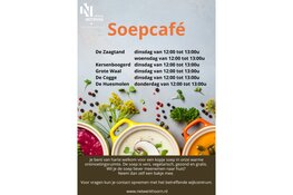 Gratis soep in alle wijkcentra van Stichting Netwerk