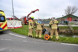 Ernstig ongeval in Lutjebroek, bestuurder gereanimeerd