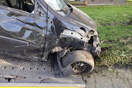 Veel schade bij botsing in Hoogkarspel