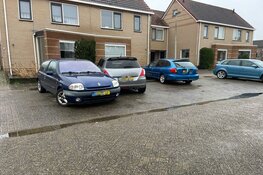 Brokkenpiloot beschadigt auto&#39;s bij uitparkeren