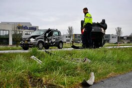 Ernstig ongeval met vijf auto's op N307