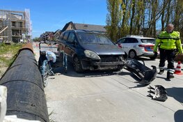 Motorrijdster aangereden in Zwaag