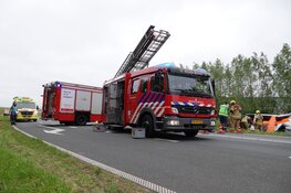 Westfrisiaweg afgesloten na ernstig ongeval bij Enkhuizen