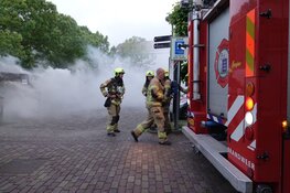 Brand in openbaar toiletgebouw in Enkhuizen