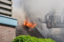 Felle brand verwoest woning in Wervershoof
