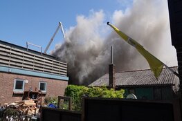 Felle brand verwoest woning in Wervershoof