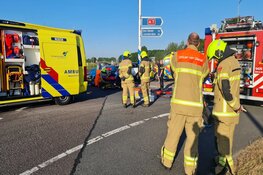 Drie gewonden bij ernstig ongeval in Lambertschaag