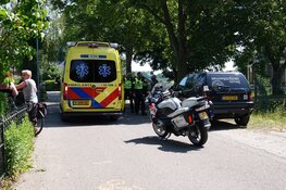 Wielrenners ten val in Venhuizen