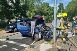 Gewonde bij frontale botsing in Hoorn