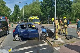 Gewonde bij frontale botsing in Hoorn