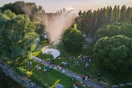 Veel belangstelling voor waterspektakel in Hoorn