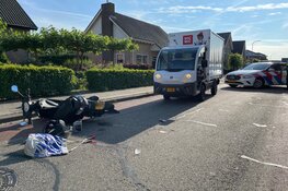 Scooterrijder gewond na ongeval met twee voertuigen