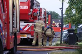 Brand in woning in Zwaag