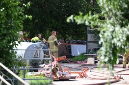 Brand in landbouwschuur in Venhuizen