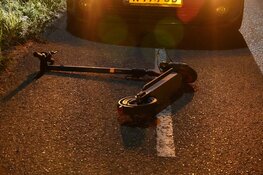 Persoon op step aangereden door auto bij Wervershoof